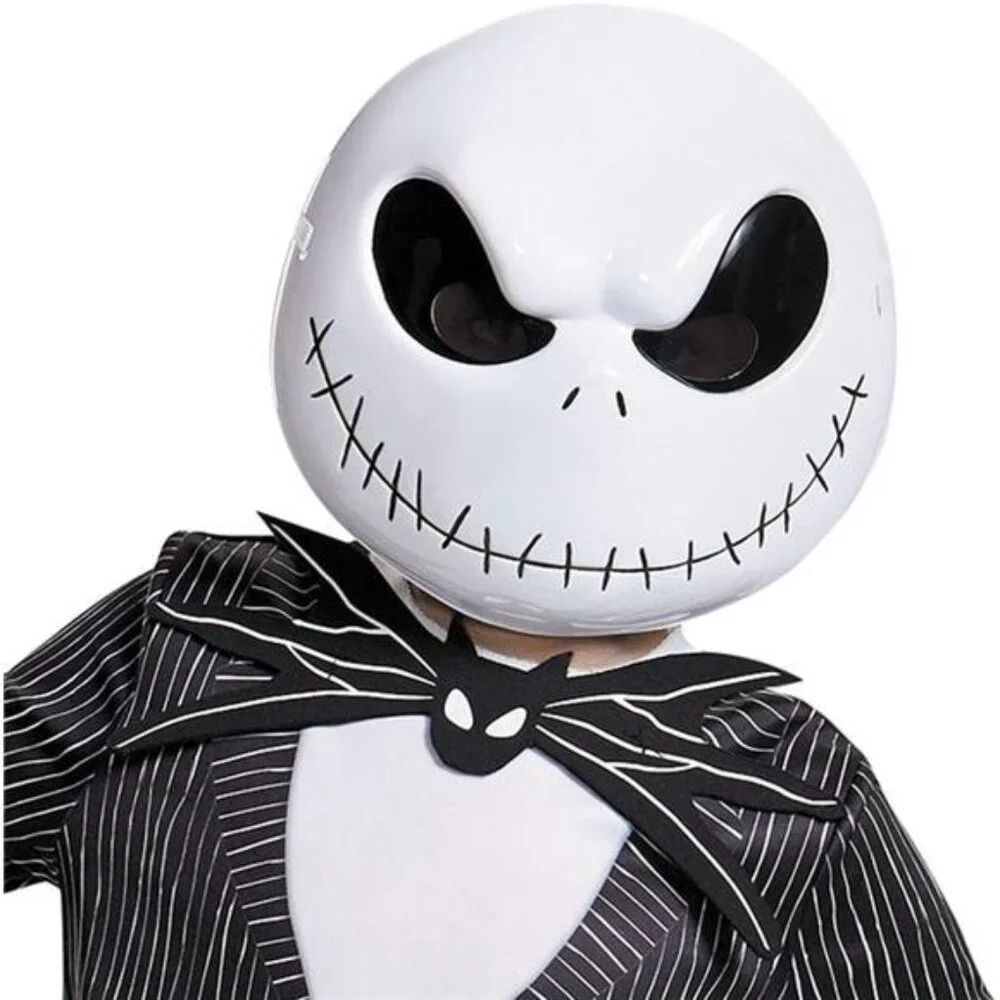 Unisex Halloween Party Dress Disguise Child Jack Skellington Costume Small Black